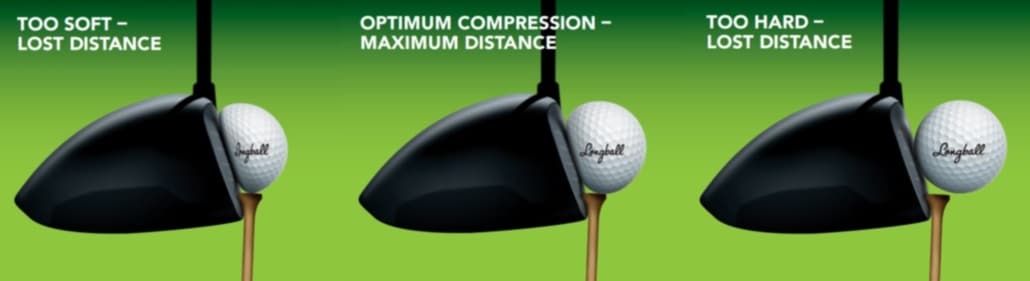 golf ball compression chart