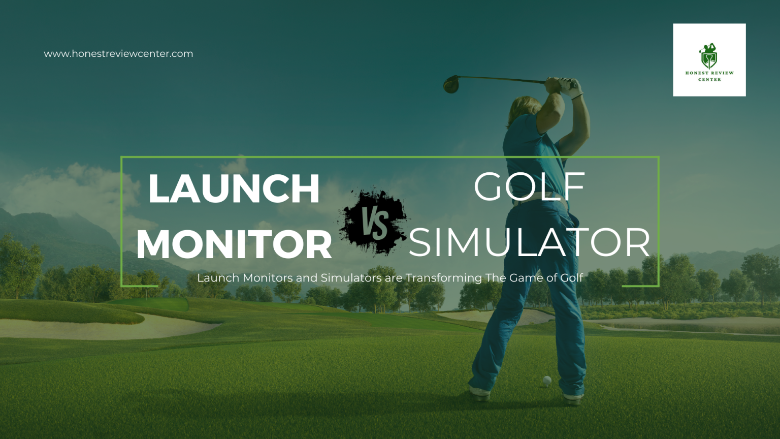 launch monitor vs golf simulator